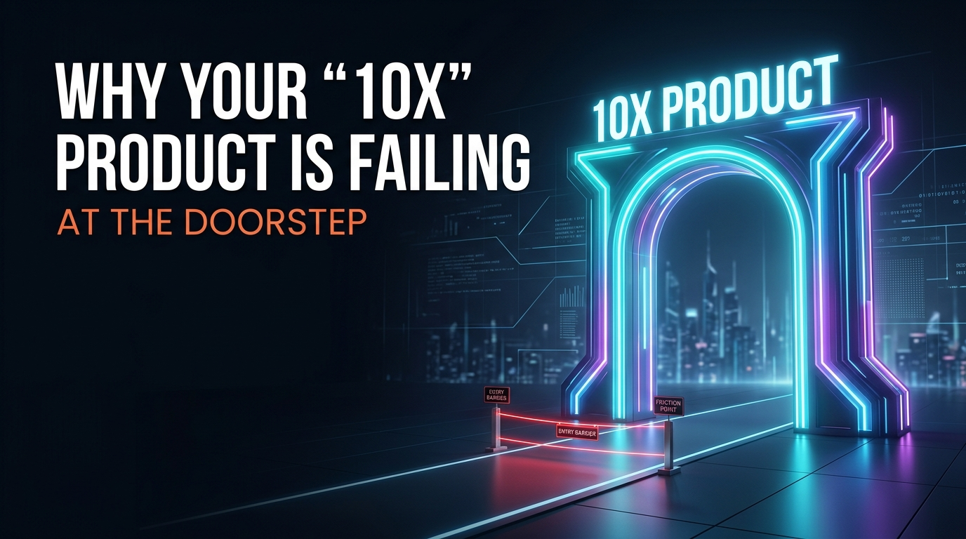 Why Your "10x" Product is Failing at the Doorstep
